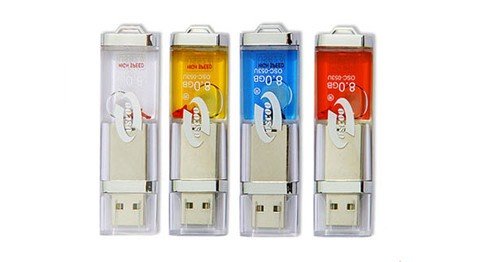 无法替代,OSCOO品牌专利创意水晶色U盘