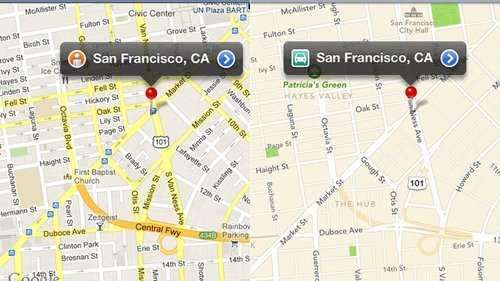 旧金山的地图比较