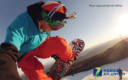 边运动边拍照 gopro发布hero2户外相机