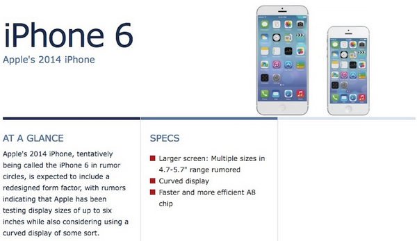 苹果iPhone 6传闻汇总 iPhone 6c或同步登场