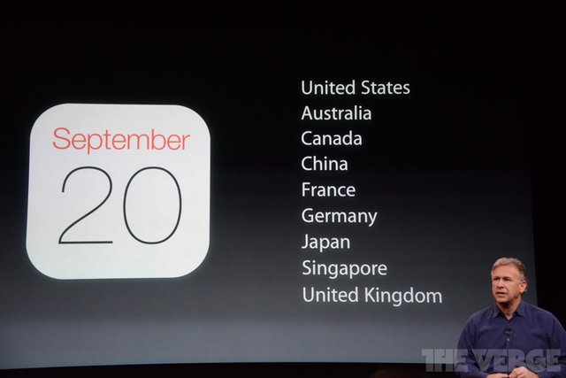 苹果发布iPhone 5c和5s 中国首次首批发售