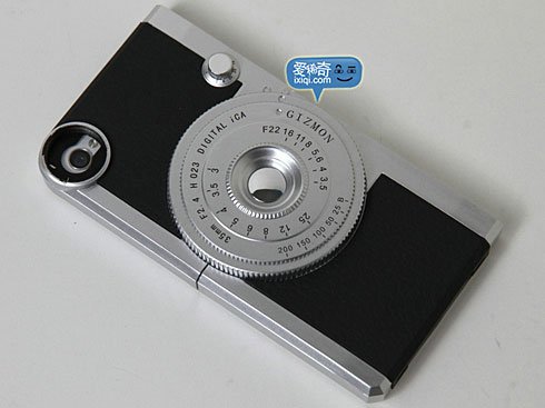经典相机镜头 iPhone4\/4S专用保护套
