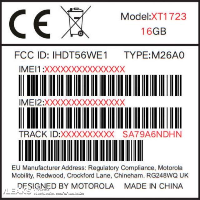 Moto新机获FCC认证 配骁龙835内置4000mAh电池