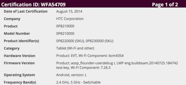 HTC Flounder=Nexus ӢΰK110