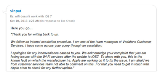 部分用户升级iOS 7后4S出现WiFi连接问题