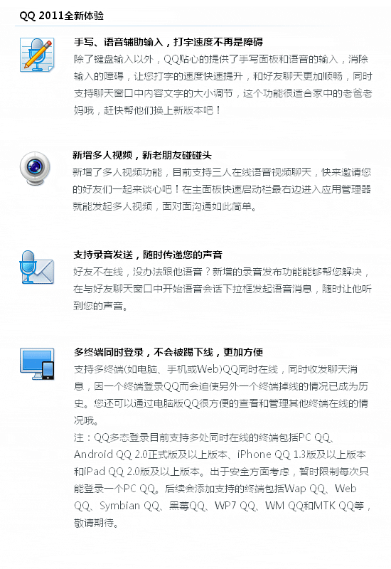 QQ2011 ��ʽ�����¹��ܽ���