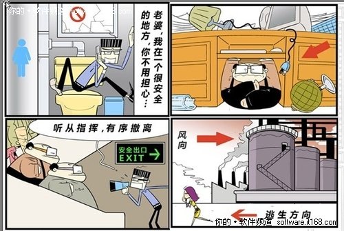 抗击地震 WPS模板教你自救知识