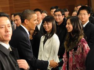 奥巴马上海与中国青年对话中英演讲稿