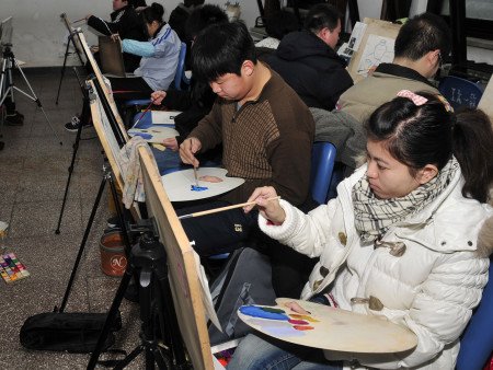 部分美术统考生无基础 盲目赶考不可取（组图）
