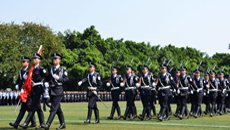 警察学院运动会场面宏大如阅兵