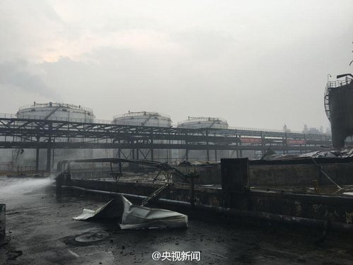 山西清徐化工园区粗苯罐发生爆炸