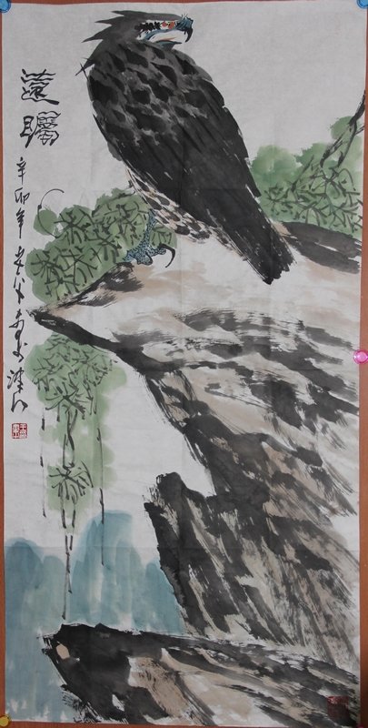 全国政协委员王书平先生为山大赠送画作贺校庆