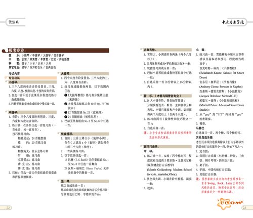 中央音乐学院2012年本科招生简章
