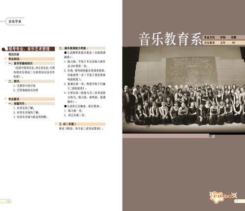中央音乐学院2012年本科招生简章
