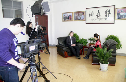 江苏电视台国际频道采访新东方烹饪学校