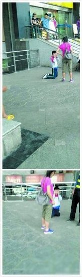 母亲让孩子当街下跪自扇耳光 网友斥太狠心 母亲让孩子当街下跪自扇耳光 网友斥太狠心