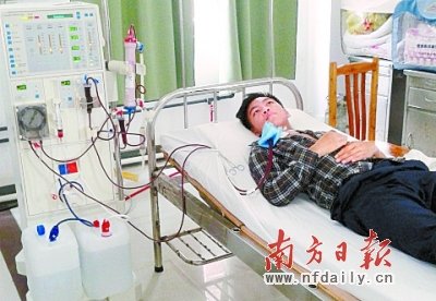 24岁男子患尿毒症 父欲捐肾救儿无手术费