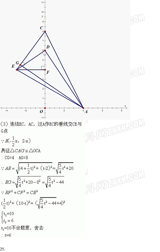 2012年上海中考数学试题答案