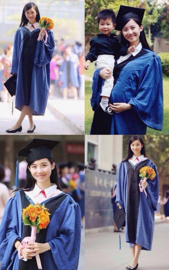 美女硕士抱<em>儿子怀女儿</em>拍毕业照-教育-东莞时间