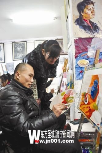 吹响美术联考“集结号”高三考生开始训练