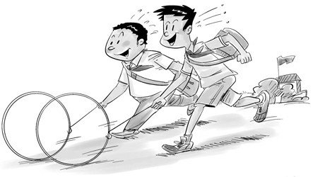 寒假,陪孩子玩玩弄堂老游戏吧 组图_教育_腾讯网