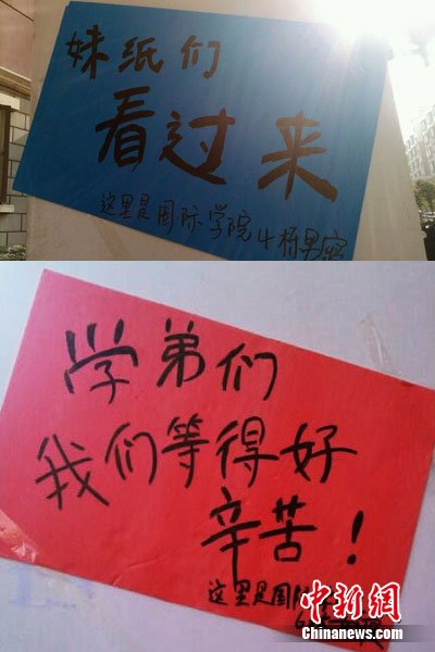 最近一段时间,全国高校陆续开学,五花八门的迎新标语想方设法"搏出位"