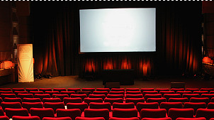 A movie theatre