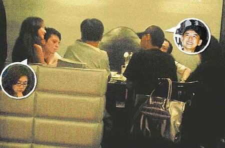 Selina与黄子佼会友 穿露肩洋装似女主人(图)