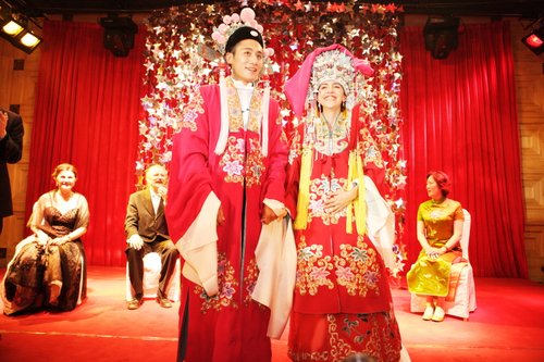 刘烨新婚在京举行 与法国女友雨中喜结良缘(图)