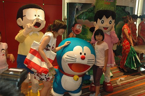 日本卡通巨制《哆啦A梦 大雄与绿巨人传》首映