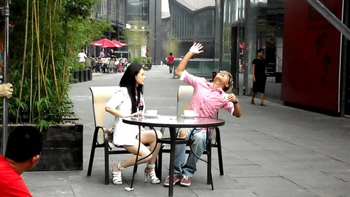 <em>男才女貌拍摄</em>MV 欢喜冤家演绎小柯力作(图)_大