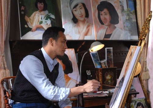 黄觉曾恺玹演绎《爱盛开》黄觉为爱人痴情作画