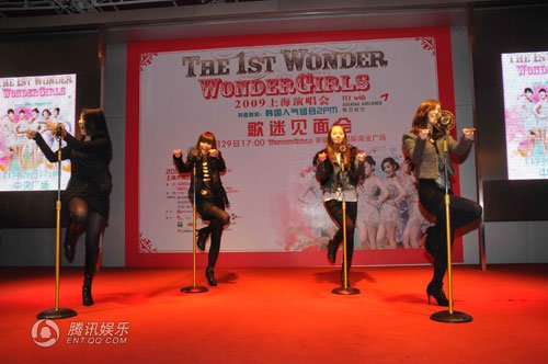 Wonder Girls提前为个唱热身 标准中文技惊四座