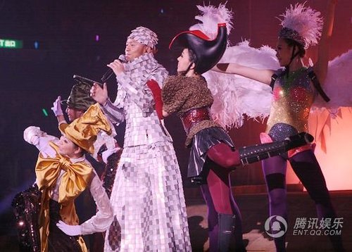 草蜢演唱会现场劲爆组图