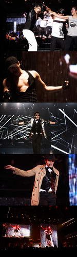 韩国歌手RAIN高雄开个唱 30000粉丝齐“淋雨”