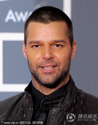 第52届格莱美红毯:拉丁歌手瑞奇-马汀风采不减