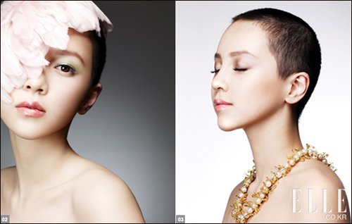 组图:甜美<em>女星</em>大换妆 <em>剪长发</em>留光头个性十足