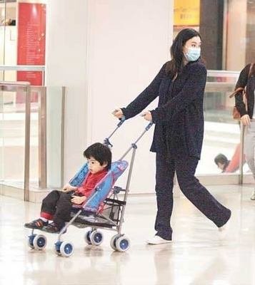 lucas智商水平高 张柏芝“摆阵”盼再生天才儿【图】