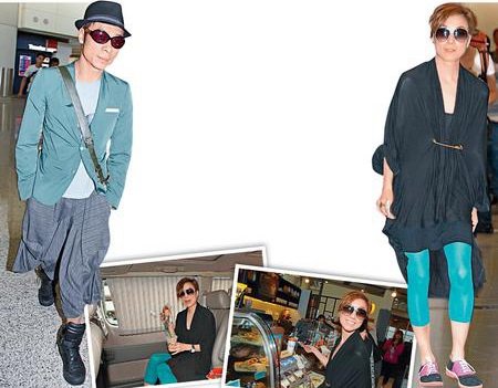 郑秀文许志安同坐飞机不避嫌 否认复合称巧合