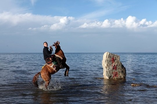 杨子探访青海塔尔寺 虔诚礼佛朝拜为民祈福