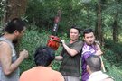 《八公山传奇》热拍 导演田文涛变身“通缉犯”
