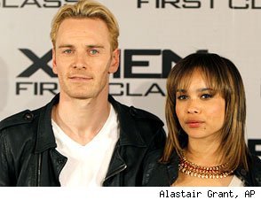 新《X战警》明星法斯宾德与克拉维茨成绯闻情侣