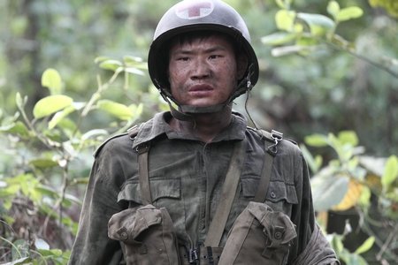 谢孟伟在去年初云南拍摄电视剧《中国远征军》
