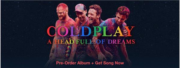 coldplay新专辑宣传图