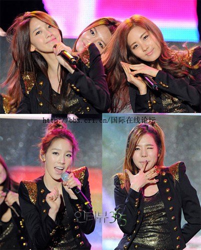 <em>少女时代</em>音乐节演出遇事故 沉着应对展大将之