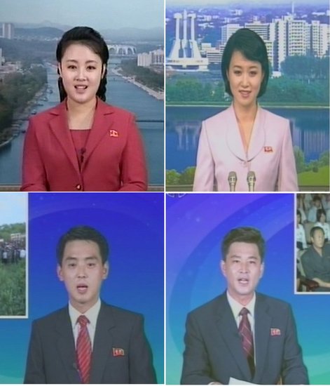 朝鲜金正恩时代播音员亮相 着西服正装年轻靓丽