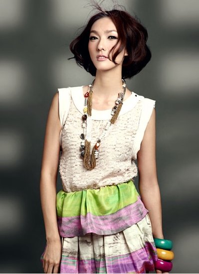 纪文惠变身摇滚女郎 百变造型被呼有范儿