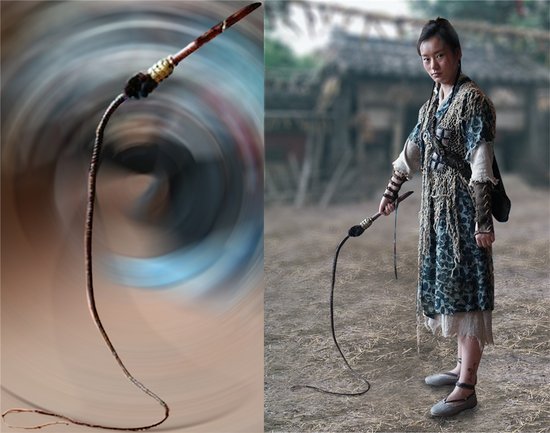 “猎妖师”王丹怡栗兵器陈列 新角色戏份重