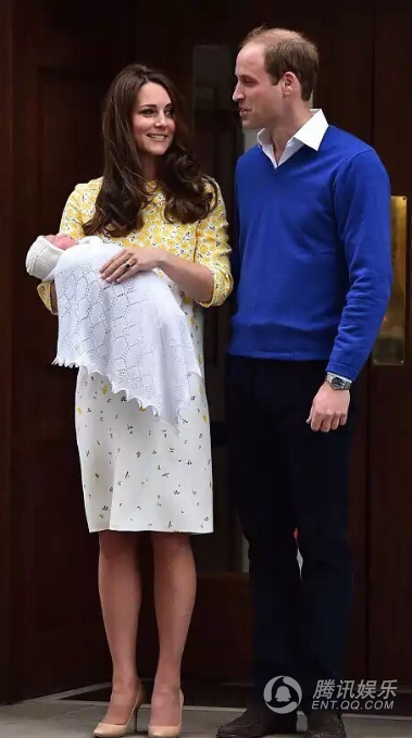 英国凯特王妃产下一名女婴 系王室第4顺位继承人