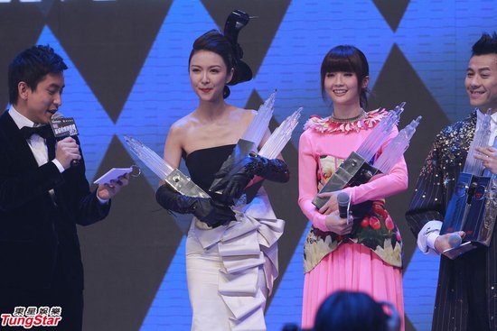 新城劲爆颁奖礼圆满落幕 陈奕迅容祖儿各夺四奖